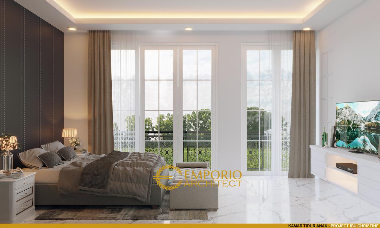 Desain Kamar Tidur Anak Rumah Classic 3 Lantai Ibu Christine di Bandung, Jawa Barat 7