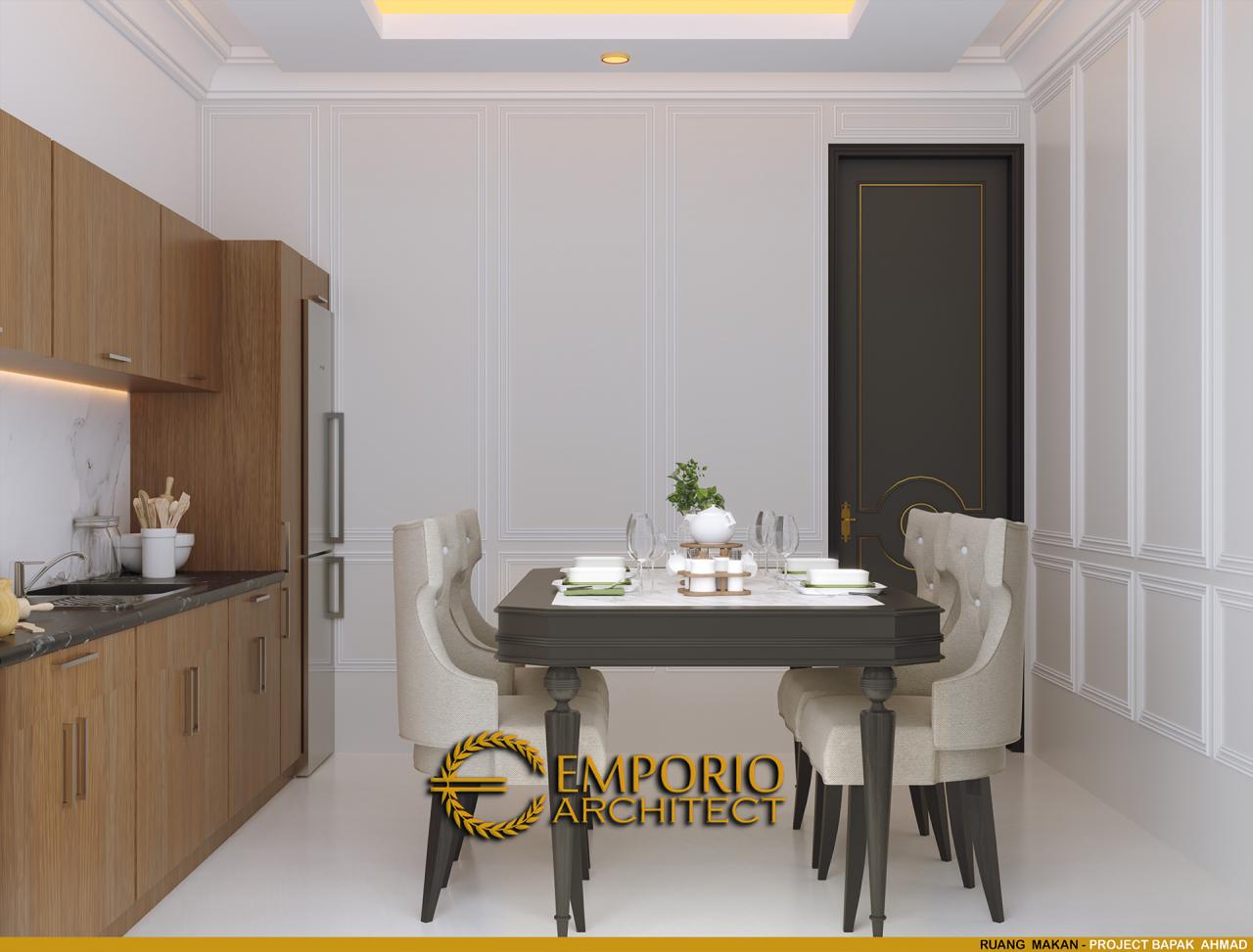Desain Ruang Makan Paviliun Rumah Classic Modern 2.5 Lantai Bapak Ahmad di Jakarta Selatan 19