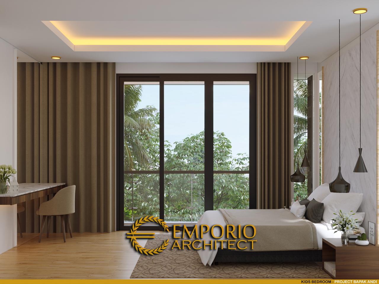 Desain Kamar Tidur Anak Rumah Hook Modern 2.5 Lantai Bapak Andi di Jakarta Utara 10