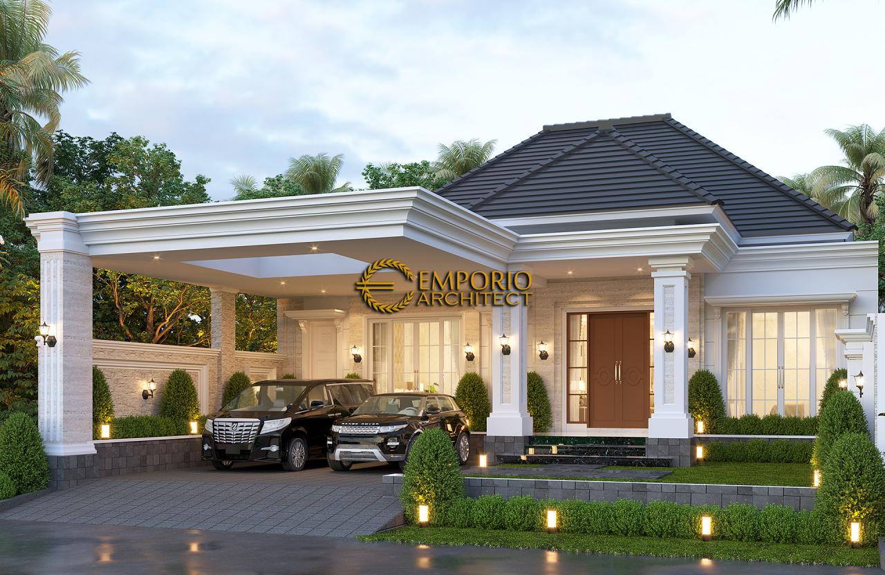 Desain Rumah Klasik 1 Lantai Bapak Irman - Bacan, Maluku