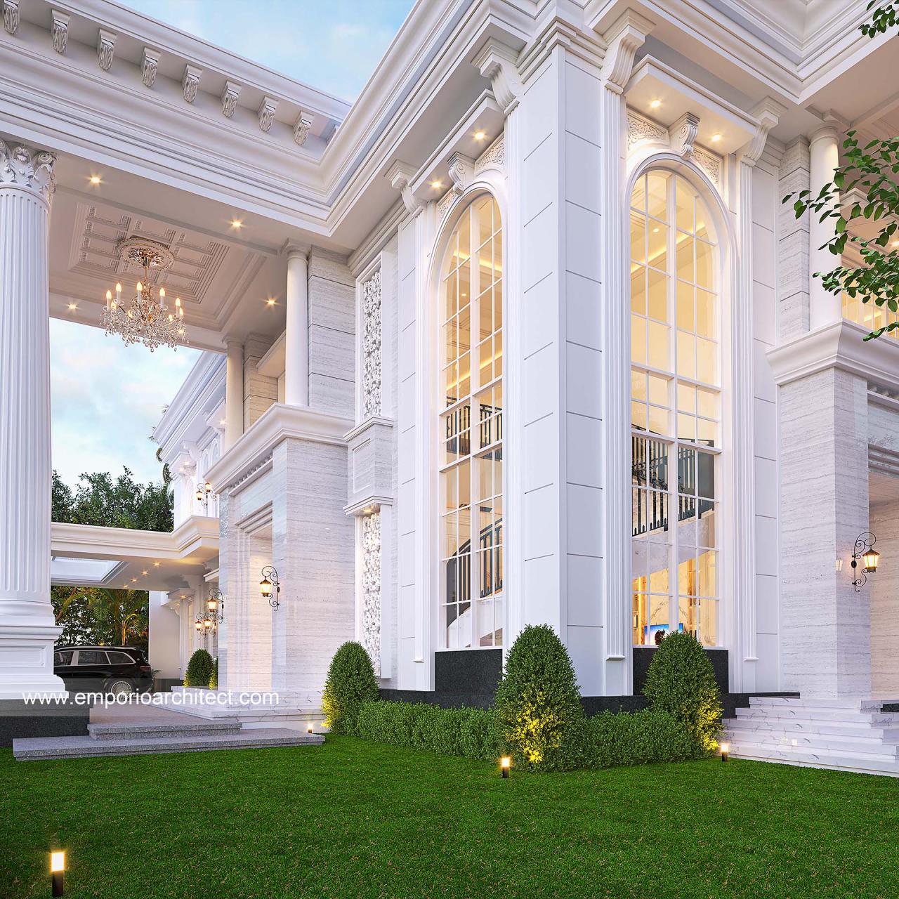  housefacade Mr EWN II 1363 Klasik House 2 Floors Design Banten 