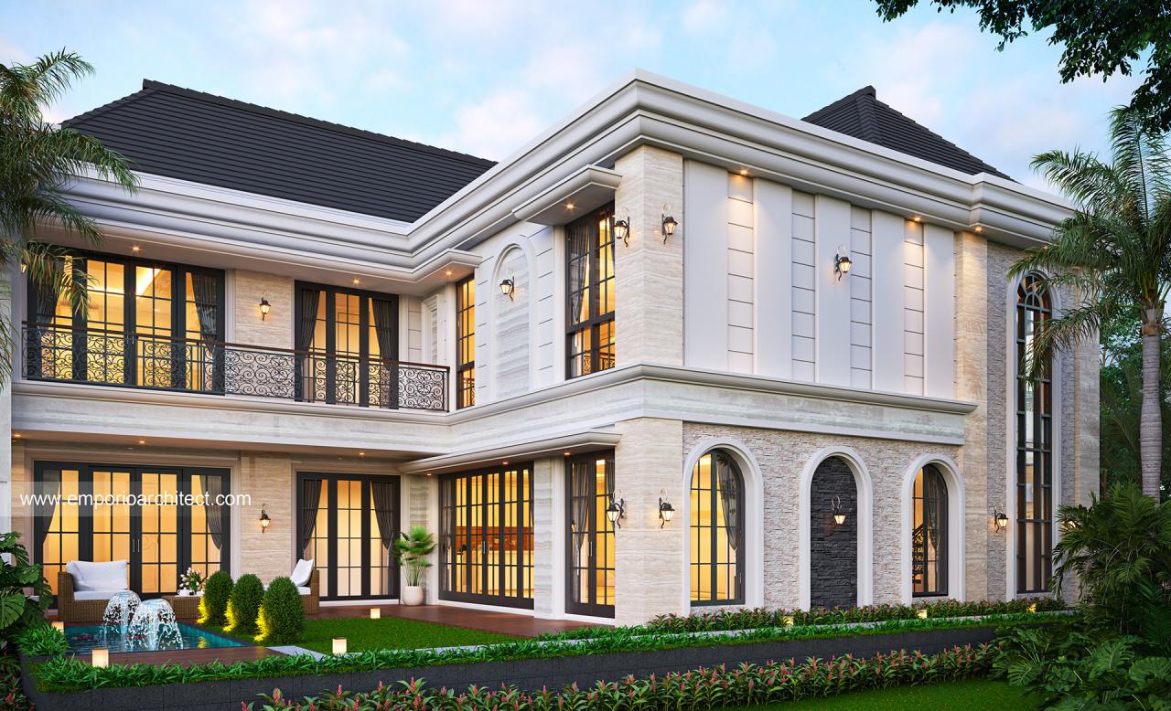 Desain Tampak Belakang Rumah Klasik 2 Lantai Bapak Ko Kioen Djin di