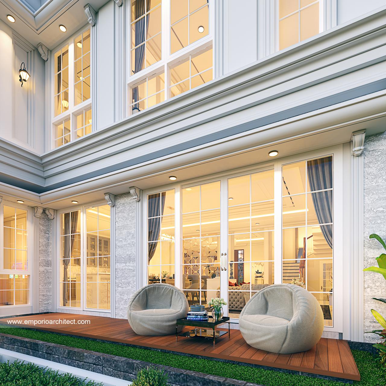 Mrs. Lily Classic House 2 Floors Design - Medan 20998 - Classic Home Design