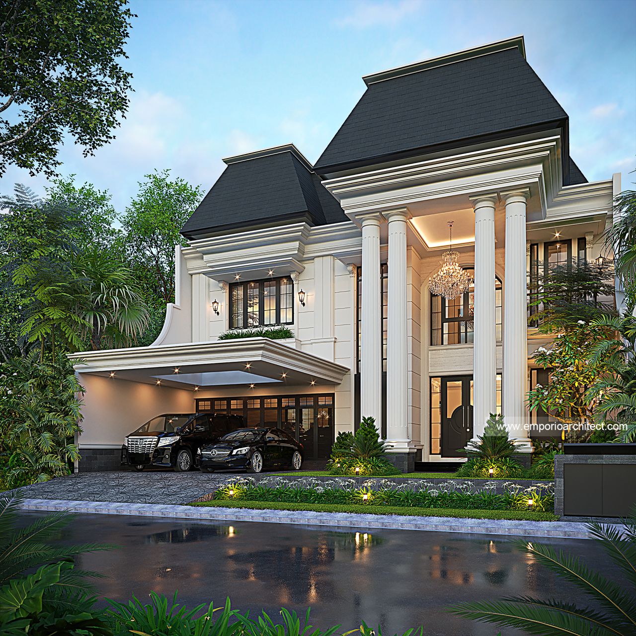 Image Mrs. HNF Classic House 2 Floors Design - Pamulang, Tangerang Selatan