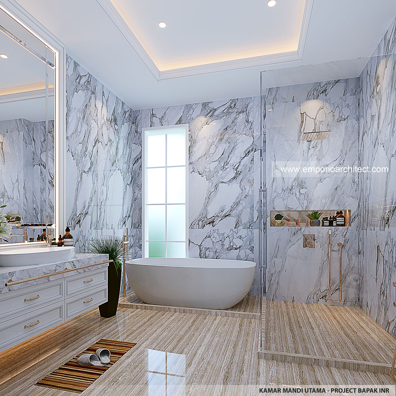 Mr. INR 1684 Classic House 2 Floors Design - Palembang 35740 - Bathroom ...