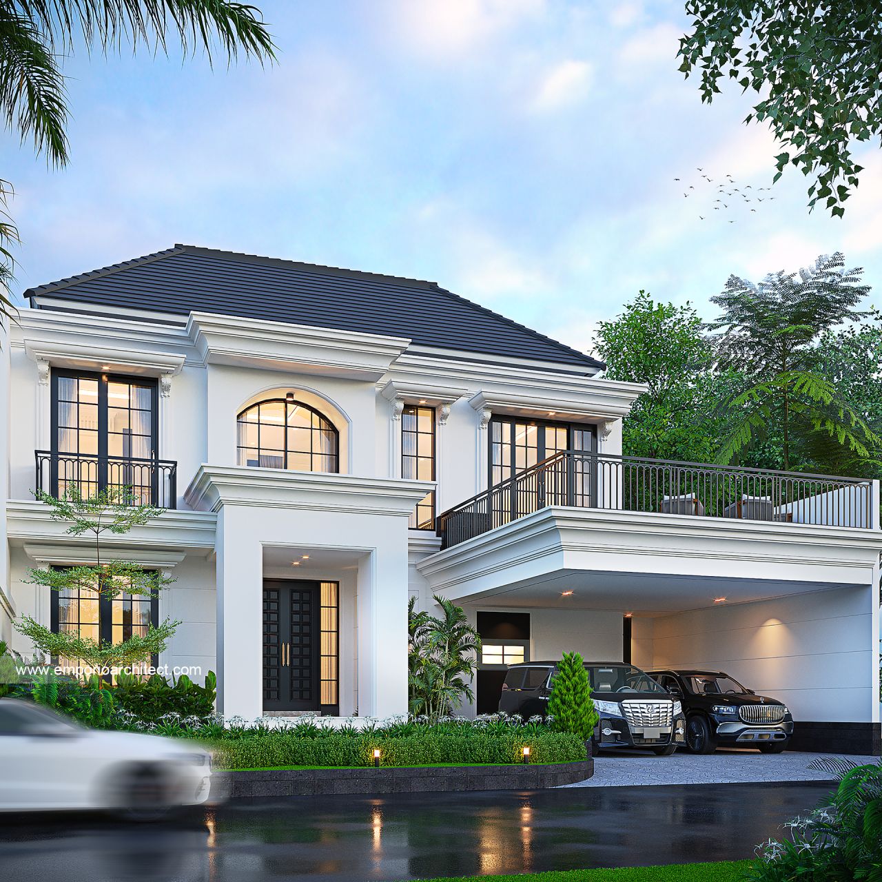 Image Mrs. WDT Classic House 2 Floors Design - Malang