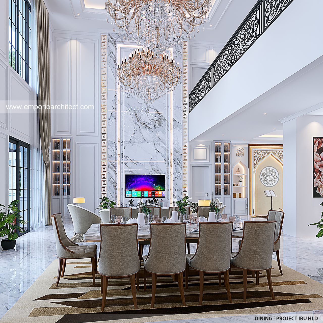 Mrs. HLD 1716 Classic House 2 Floors Design - Kalimantan Tengah 36808