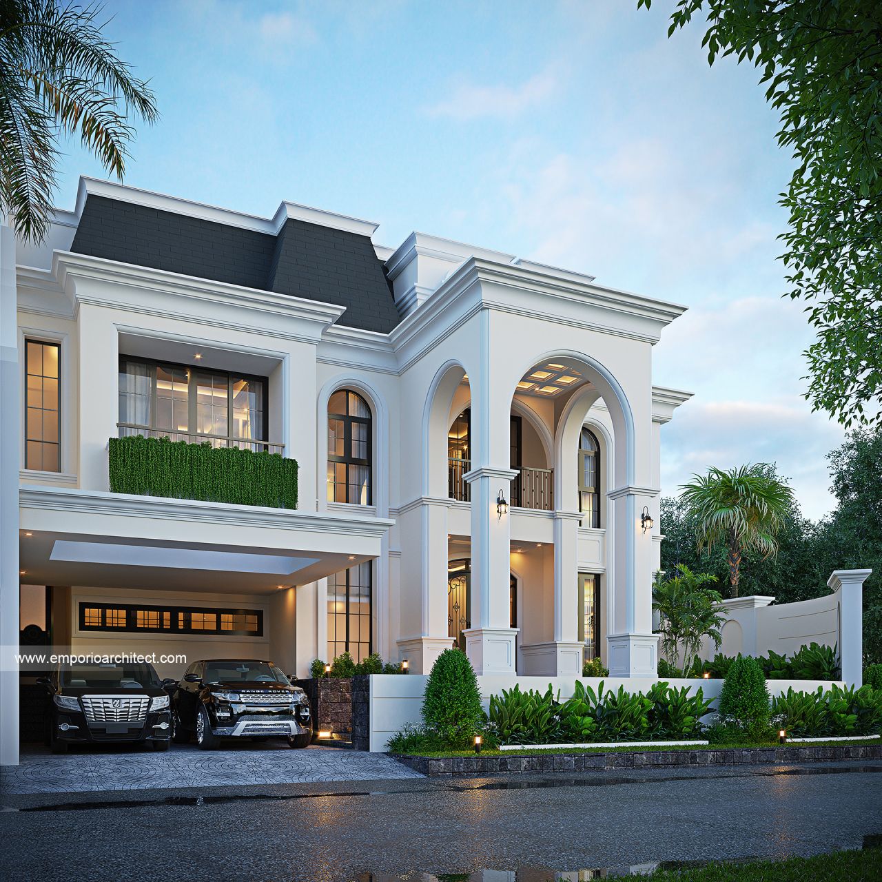 Image Mrs. D 1819 Classic Mediterranean House 2 Floors Design - Malang