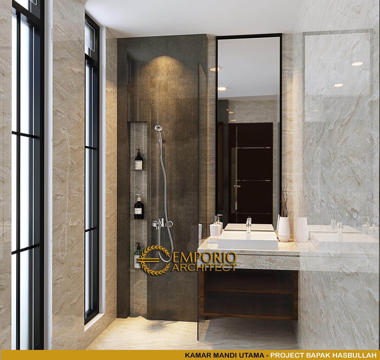 Mr. Hasbullah Classic House 2 Floors Design - Jakarta 15189 - Bathroom ...
