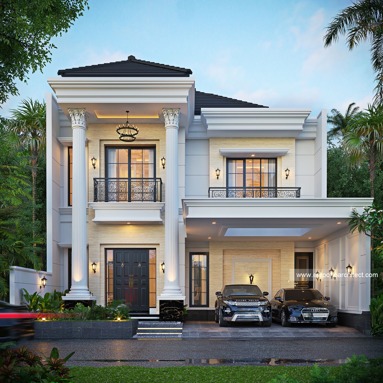 Desain Rumah Lebar Depan 11 (Sebelas) Meter 15