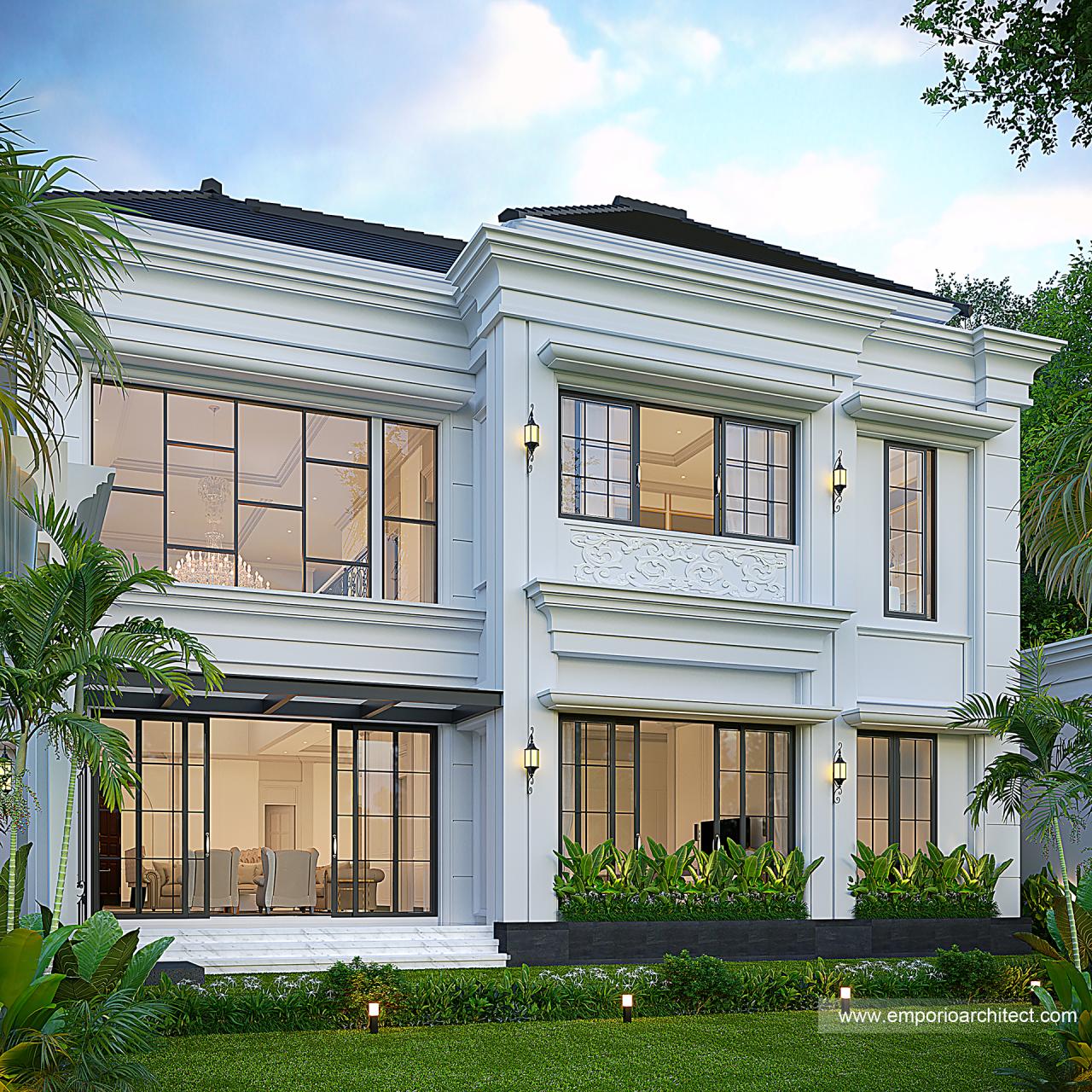 #backyarddesign - Mrs. MTA Classic House 2 Floors Design - BSD