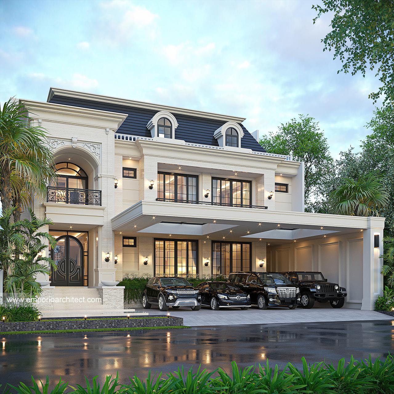 Mrs. IYT 1538 Classic House 2.5 Floors Design - Bukittinggi 30716 ...