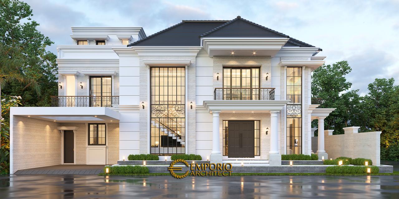 #fasadrumah - Desain Rumah Klasik 2 Setengah Lantai 15140721