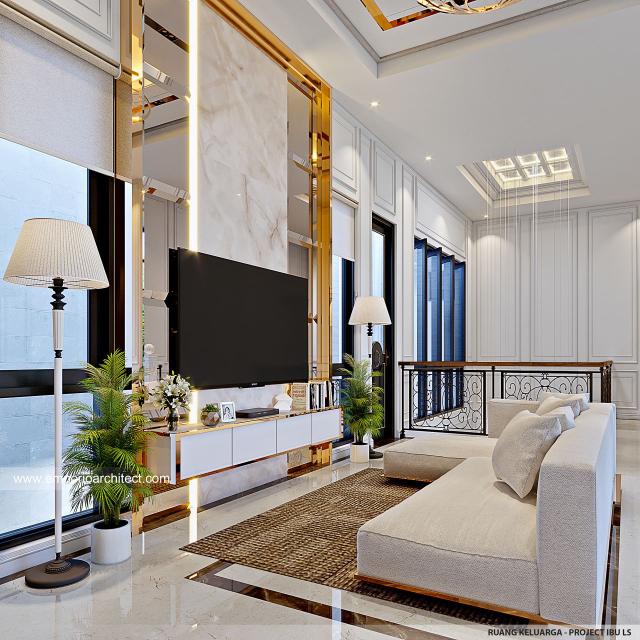 interiorhomedesign Mrs LS Classic House 3 Floors Design Cibubur interiorhomedesign-mrs-ls-classic-house-3-floors-design-cibubur