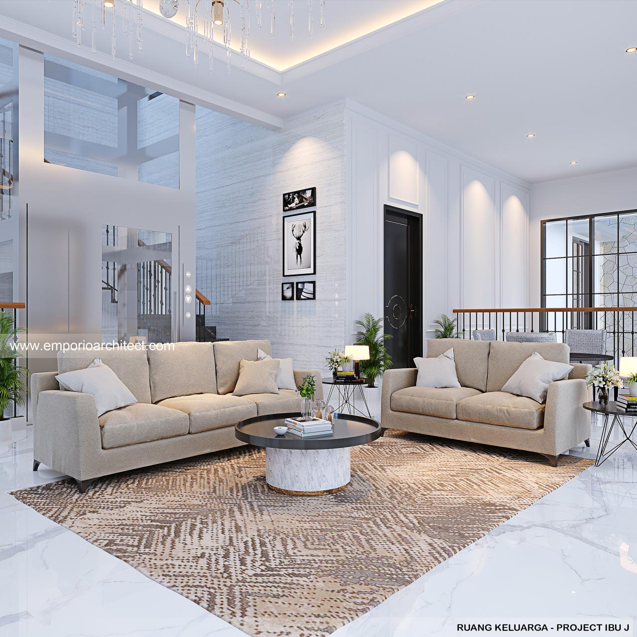 Mrs. JL 1554 Classic House 3 Floors Design - Jakarta 32434 - Interior ...