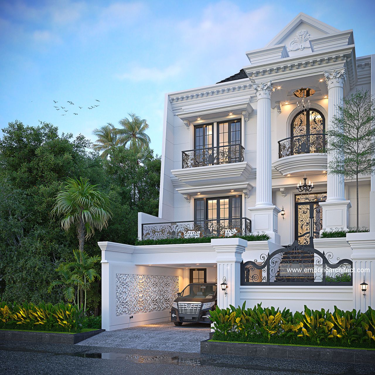 Image Mr. SFL Classic House 3 Floors Design - Malang