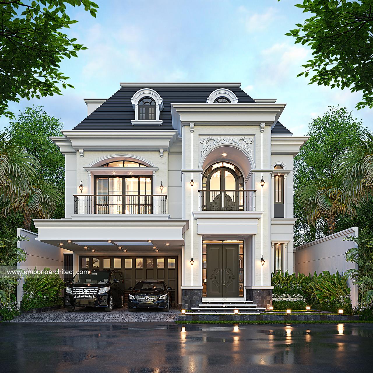 Image dr. Sampan 1717 B. Classic House 3 Floors Design - Pontianak