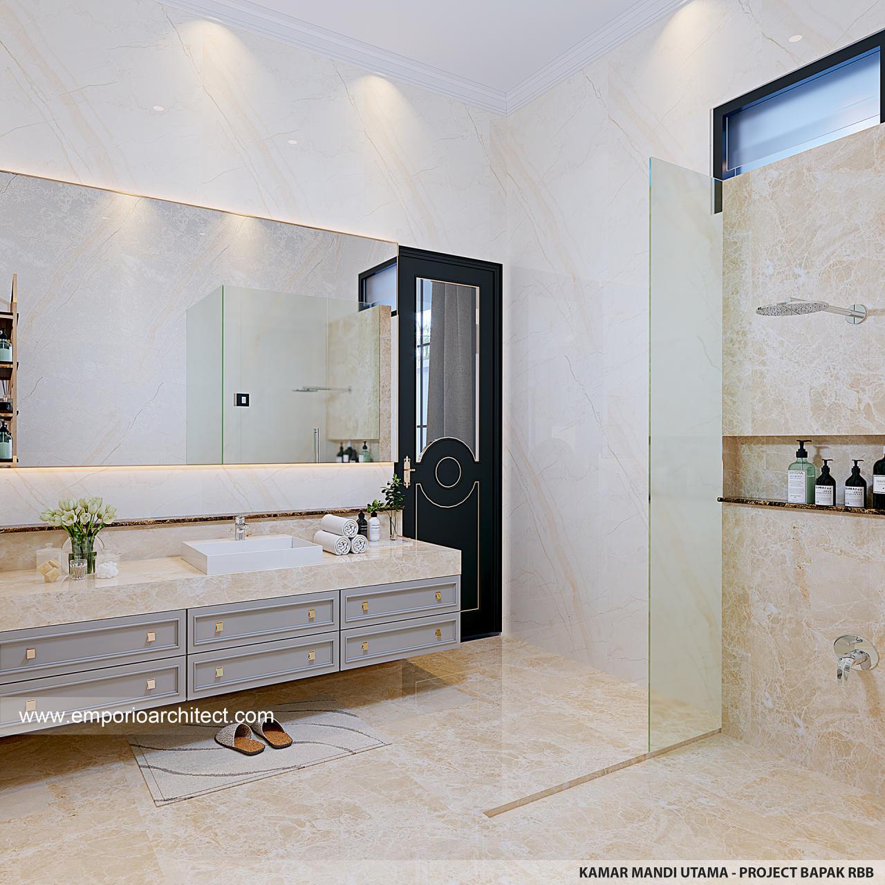 Mr. RBB 1640 Mediterranean Classic House 3 Floors Design - PIK, Jakarta ...