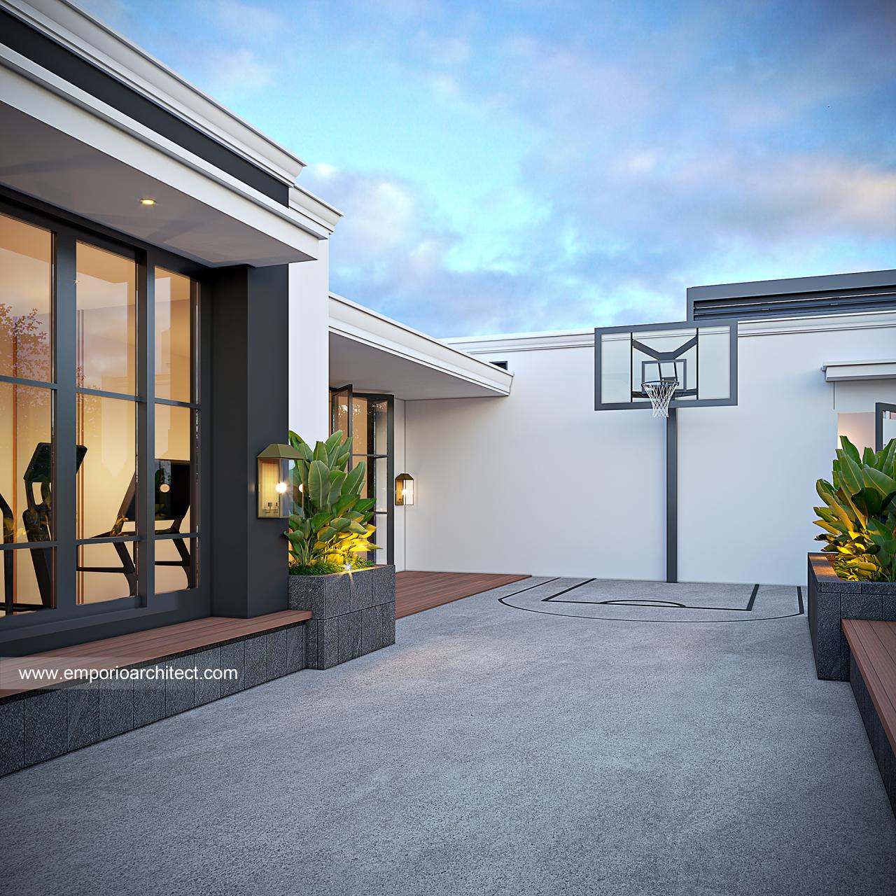 #homeexteriordesign - Mrs. MN Classic House 4 Floors Design - Cipete
