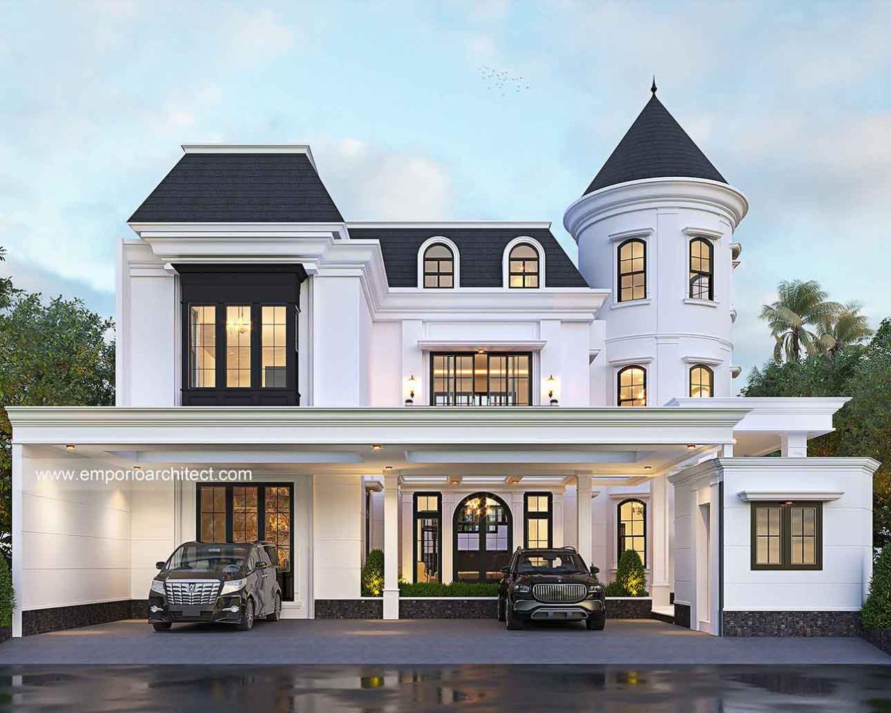 #homeexteriordesign - Desain Rumah Klasik Eropa 2 Lantai 88110622 #homeexteriordesign - Desain Rumah Klasik Eropa 2 Lantai 88110622