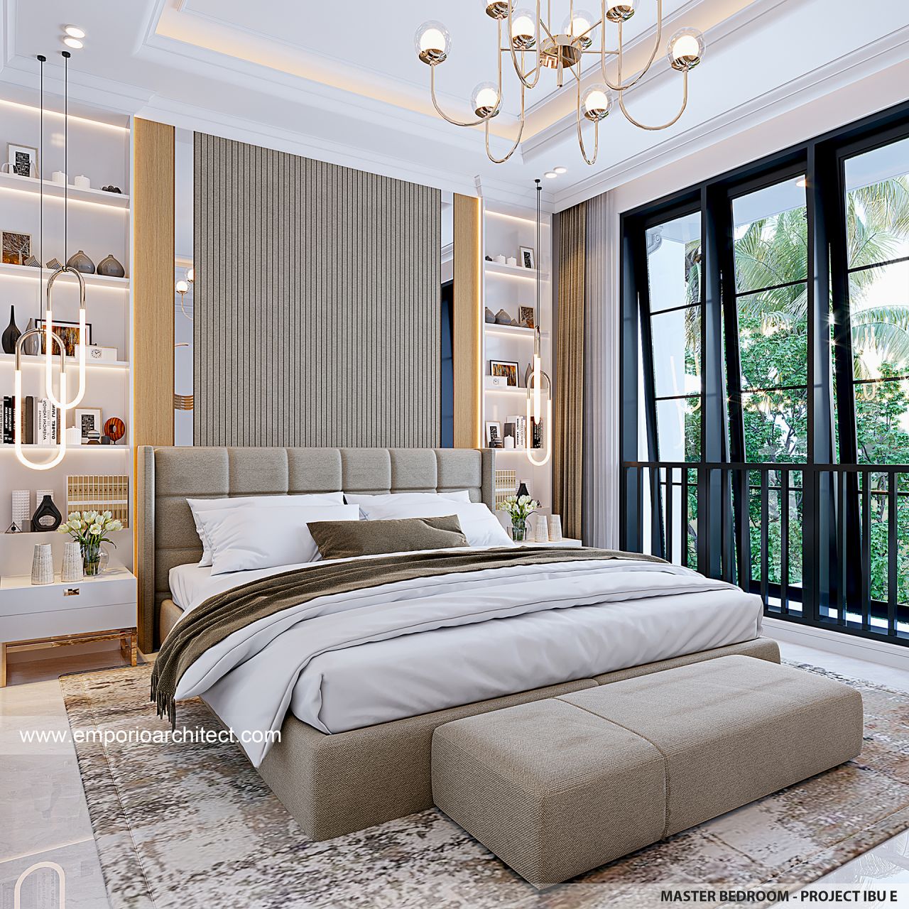 Mrs. E 1741 Classic Modern House 2 Floors Design - Jakarta Timur 37278