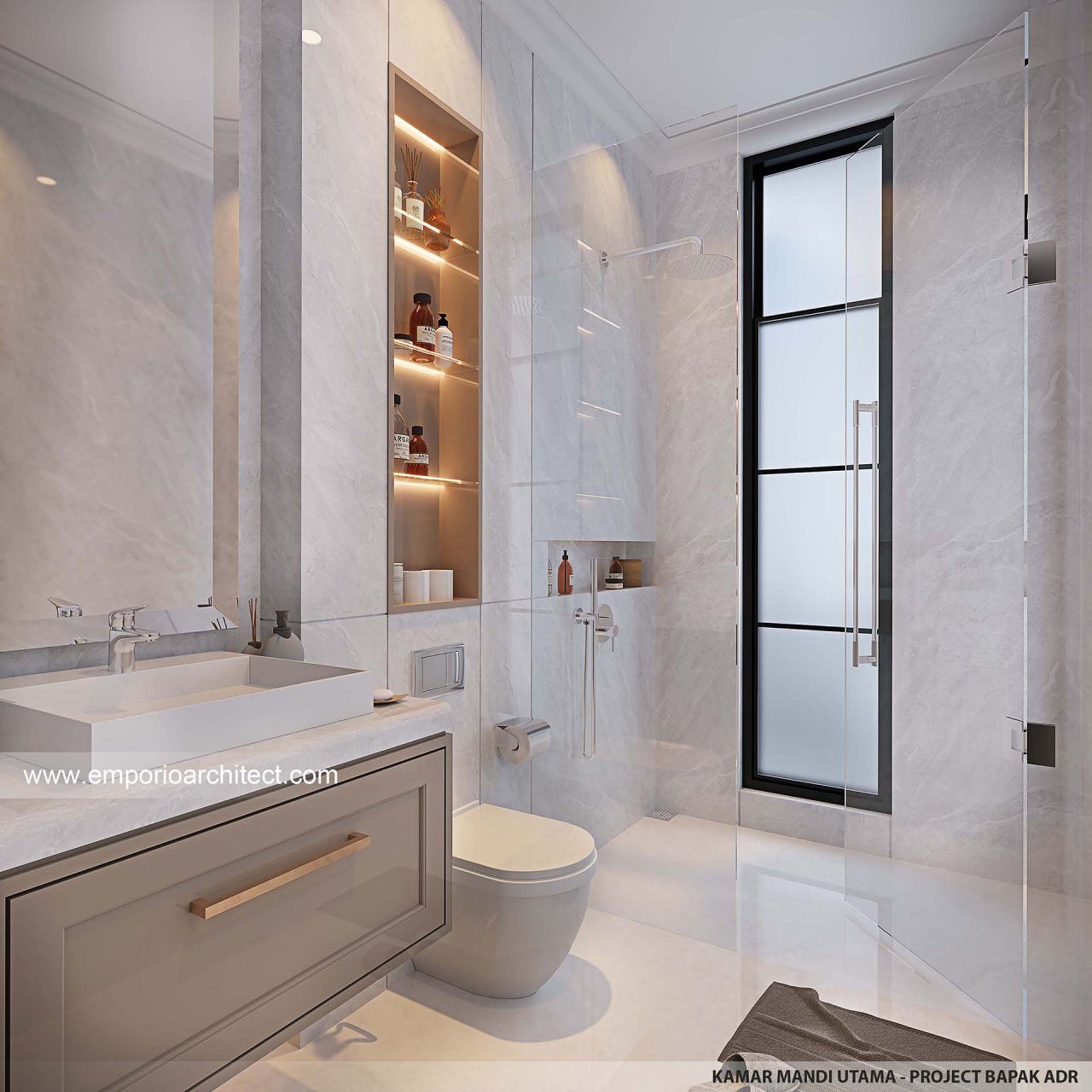 Mr. ADR 1732 Classic Modern House 2 Floors Design - Ciledug, Tangerang ...