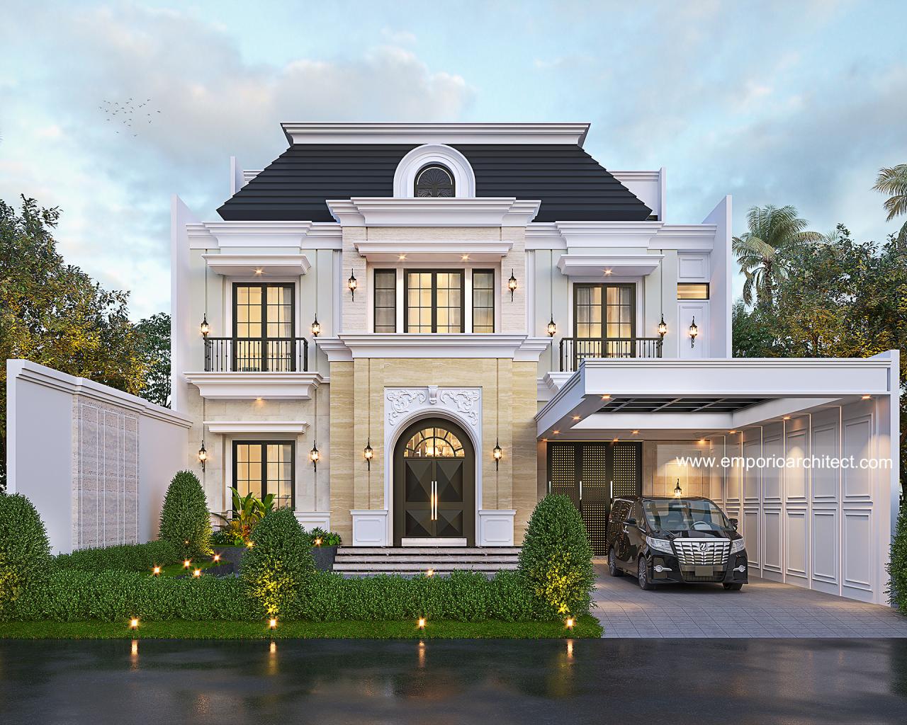 Mrs. LYL 1187 Classic Modern House 2.5 Floors Design - Batam 17728 ...