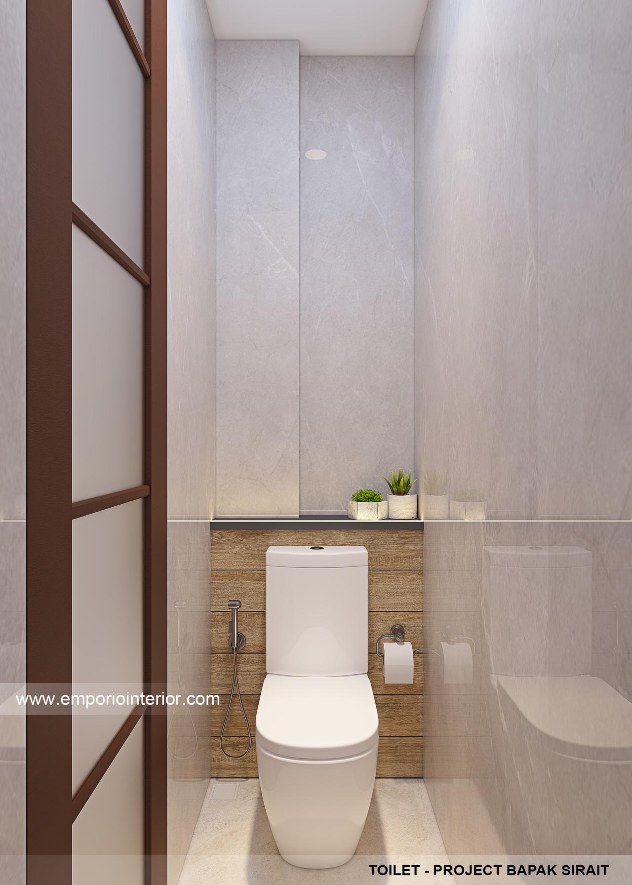 Desain Toilet Rumah Klasik Modern 3.5 Lantai Bapak SRT di Bandung 26786