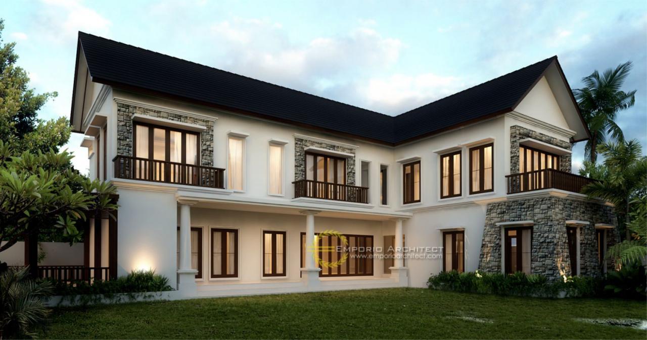  Desain  Rumah  Klasik  Modern  2  Lantai  di Denpasar Bali