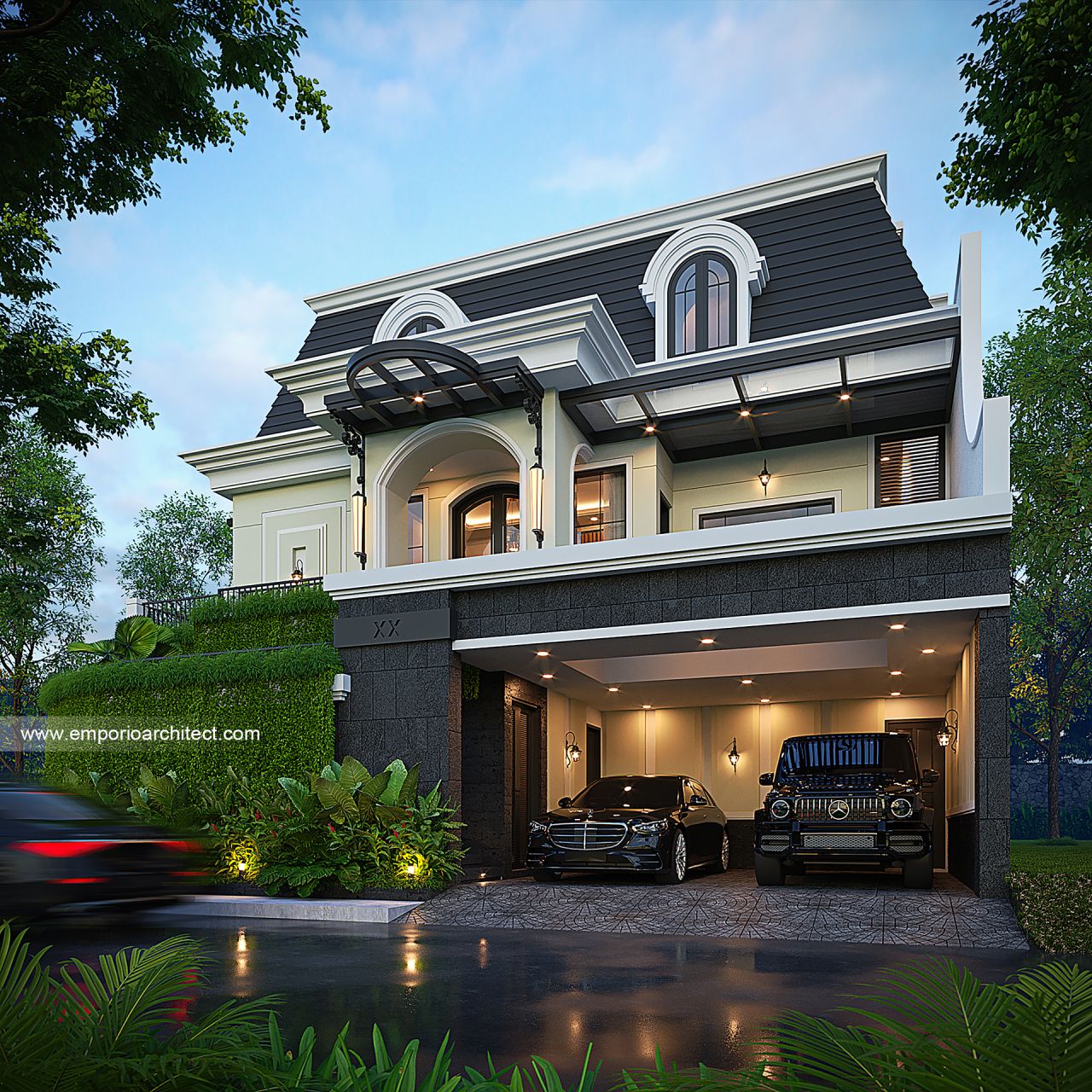 Desain Rumah Lebar Depan 14 (Empat Belas) Meter 2