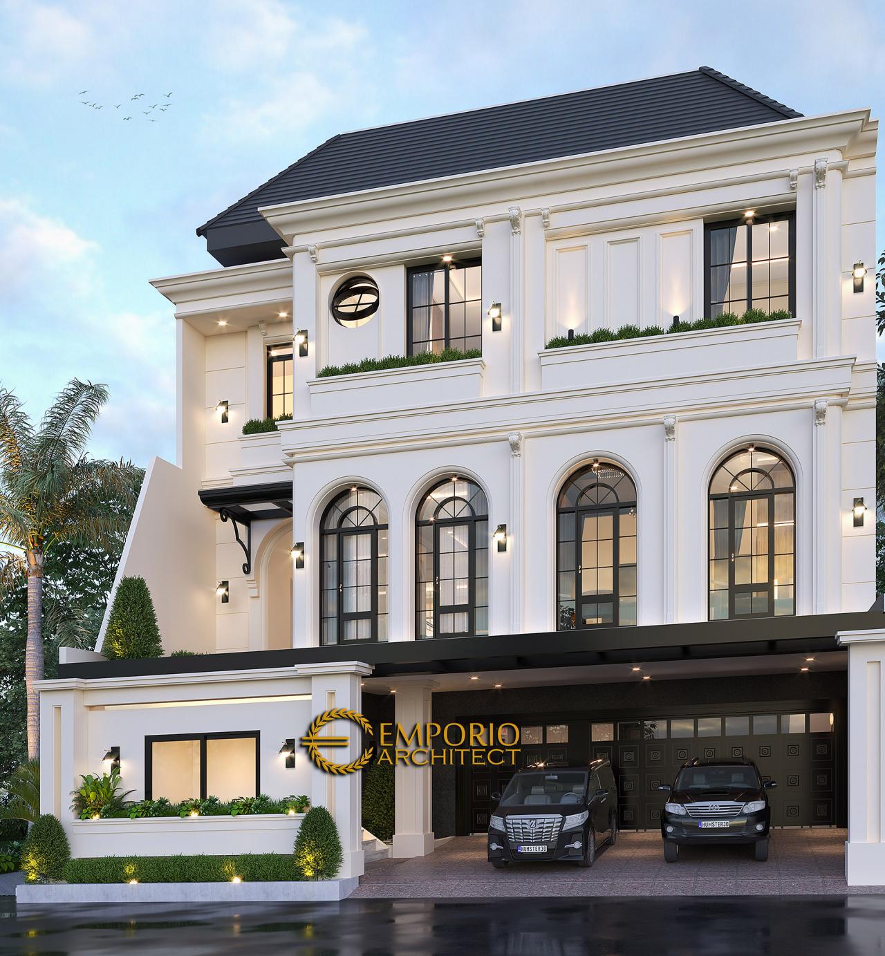 Desain Rumah Mediteran 3 Lantai Bapak Gilang Dirga dan Ibu Adiezty Fersa di Bekasi, Jawa Barat