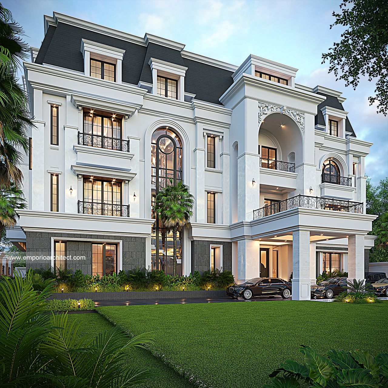 Image Mrs. WDY Mediterranean Classic House 3 Floors Design - Bekasi