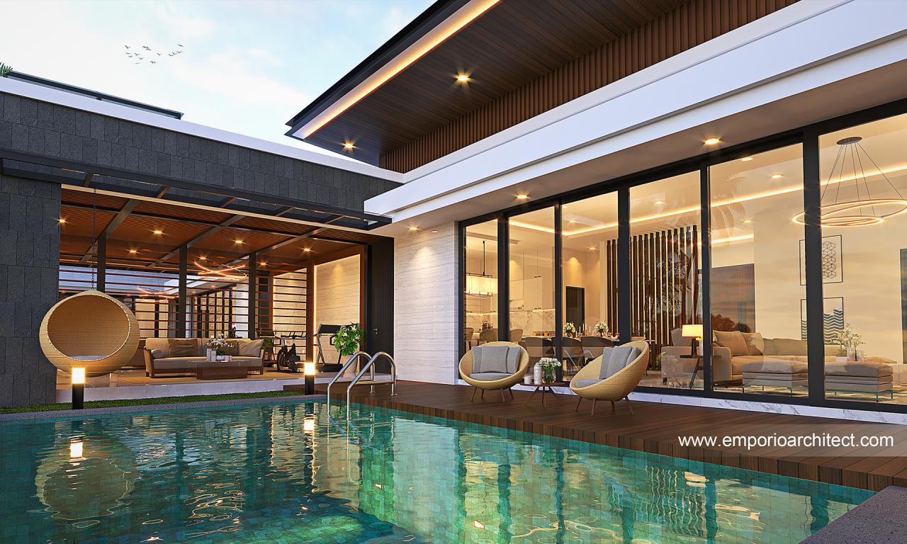 Mrs. DNI and Mr. JMI 1424 Modern House 1 Floor Design - Bandar Lampung ...