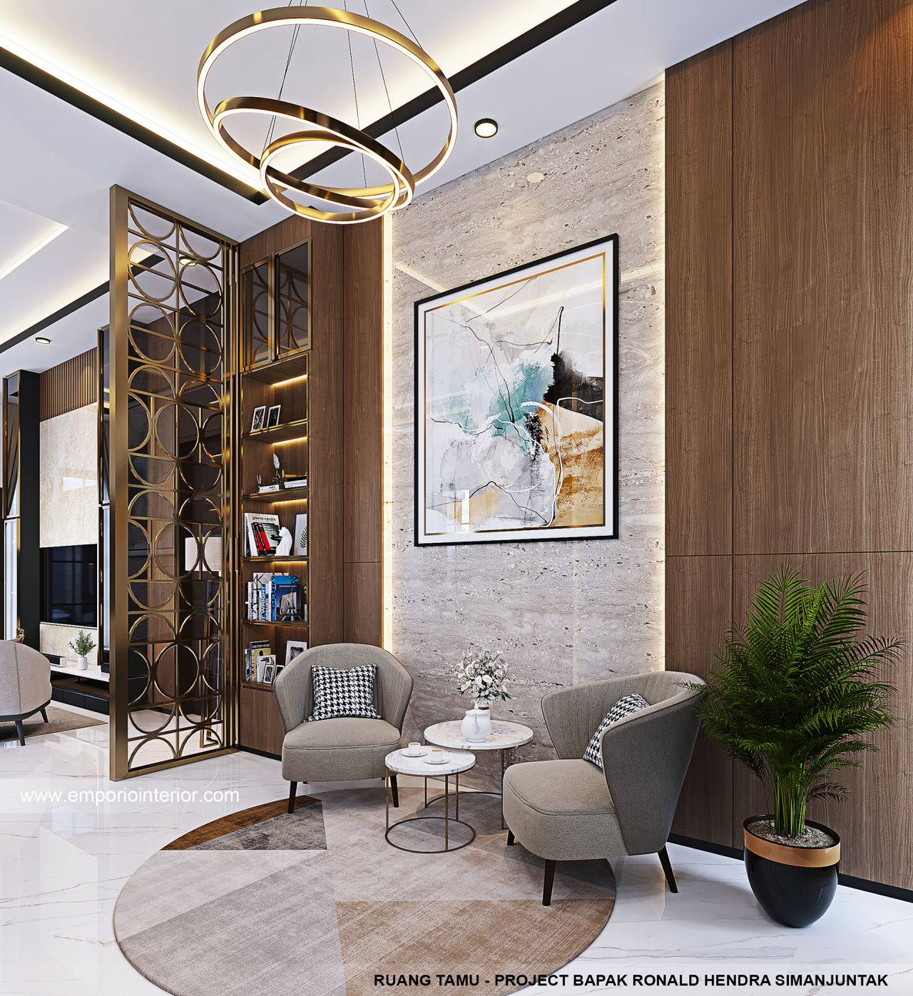 Mr. RLD Modern House 1 Floor Design - Jakarta Timur 37781 - Interior Design