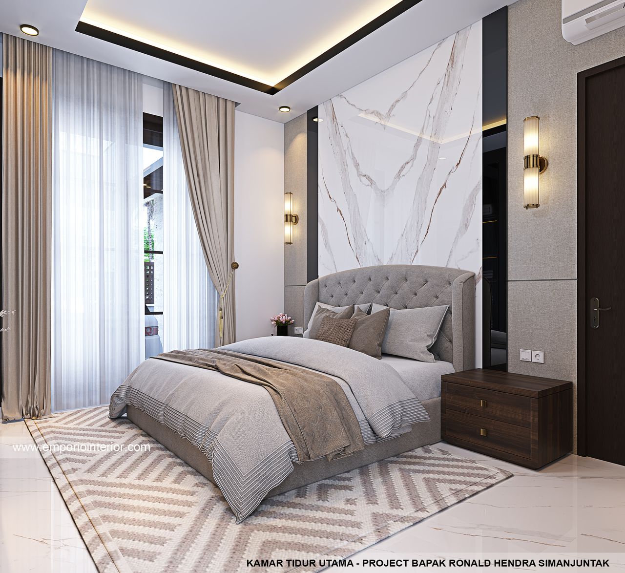 Mr. RLD Modern House 1 Floor Design - Jakarta Timur 37789 - Interior Design