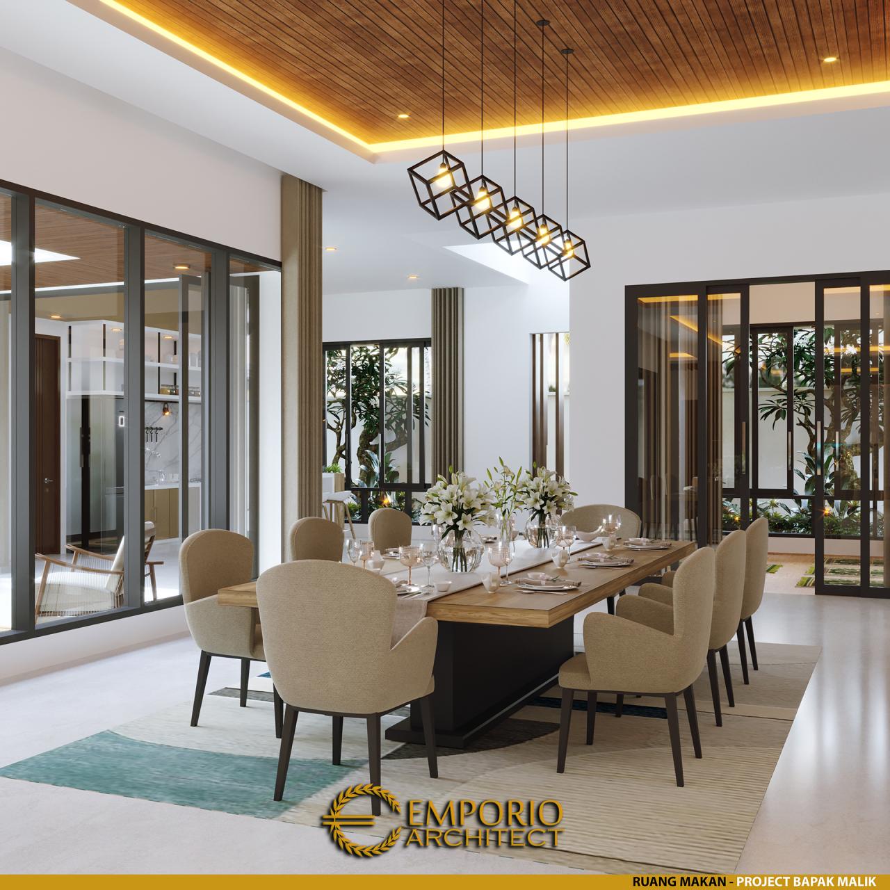 Desain Ruang Makan Rumah Modern 1 Lantai Bapak Malik di Sragen, Jawa Tengah 8