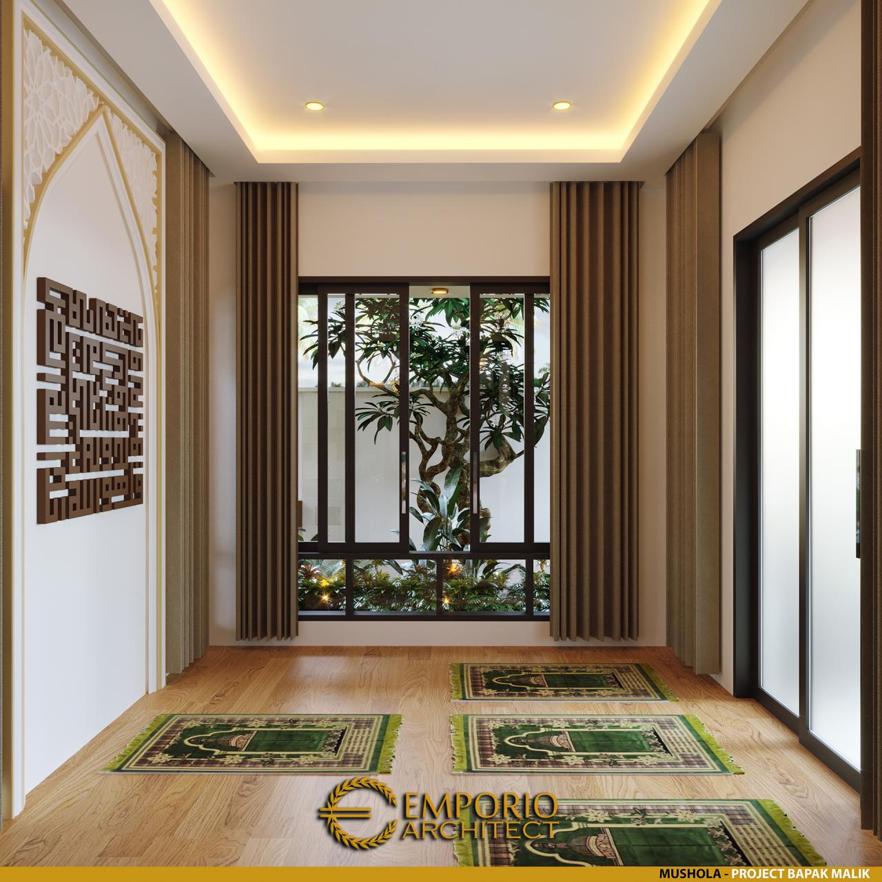 Desain Mushola Rumah Modern 1 Lantai Bapak Malik di Sragen, Jawa Tengah 9