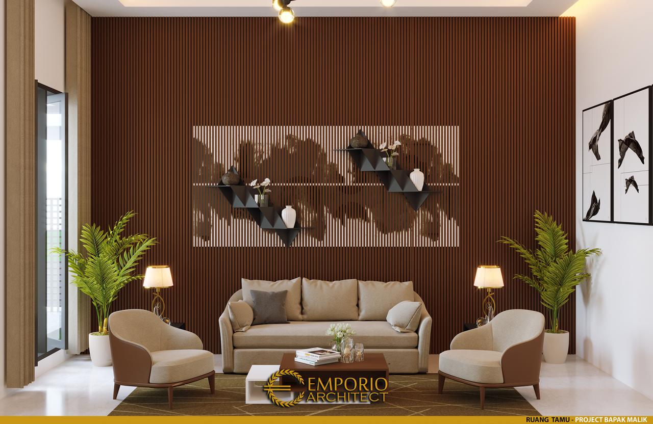 Desain Ruang Tamu Rumah Modern 1 Lantai Bapak Malik di Sragen, Jawa Tengah 5