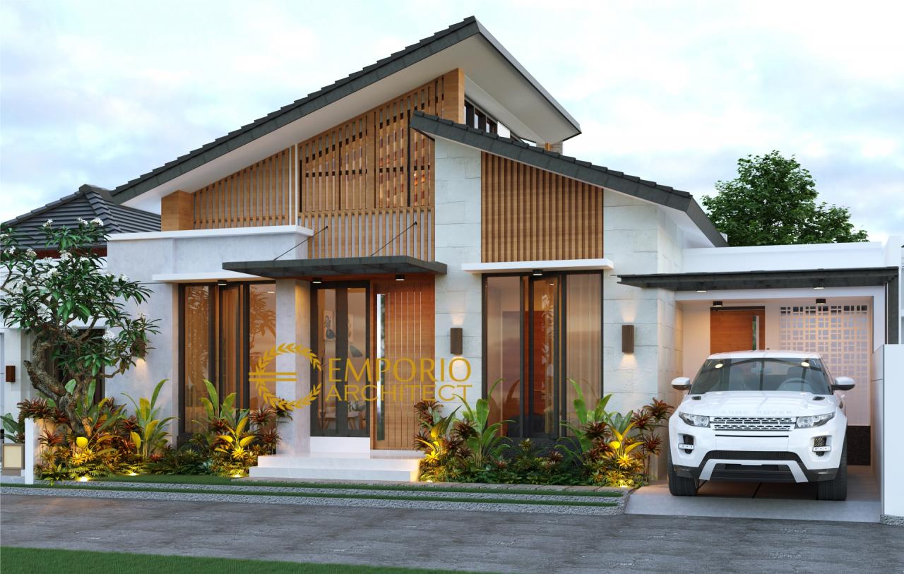 Desain rumah modern 1 lantai milik Bapak Annas di Jepara, Jawa Tengah