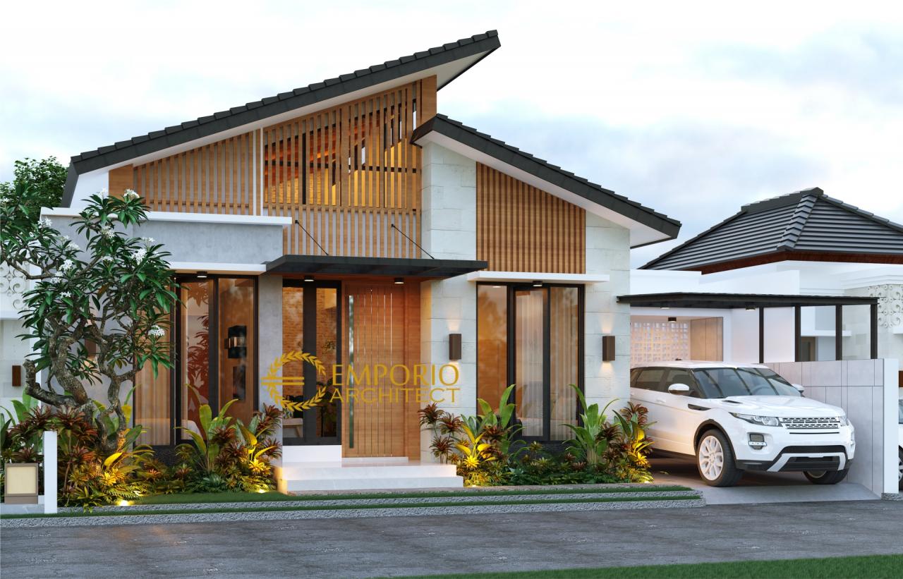 Desain Rumah Modern 1 Lantai  Bapak Annas di Jepara Jawa 