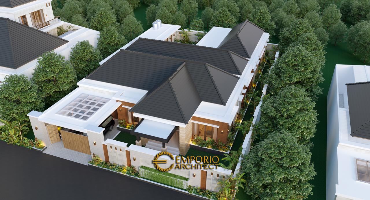 Desain Masterplan Depan Rumah Modern 1 Lantai Bapak Anwar di Aceh 4