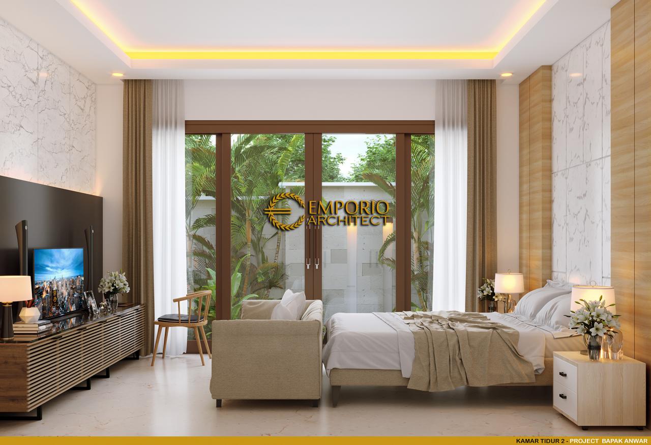 Desain Kamar Tidur 2 Rumah Modern 1 Lantai Bapak Anwar di Aceh 9