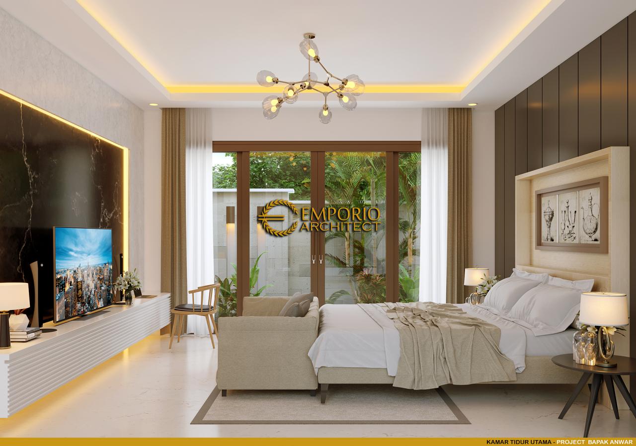 Desain Kamar Tidur Utama Rumah Modern 1 Lantai Bapak Anwar di Aceh 10