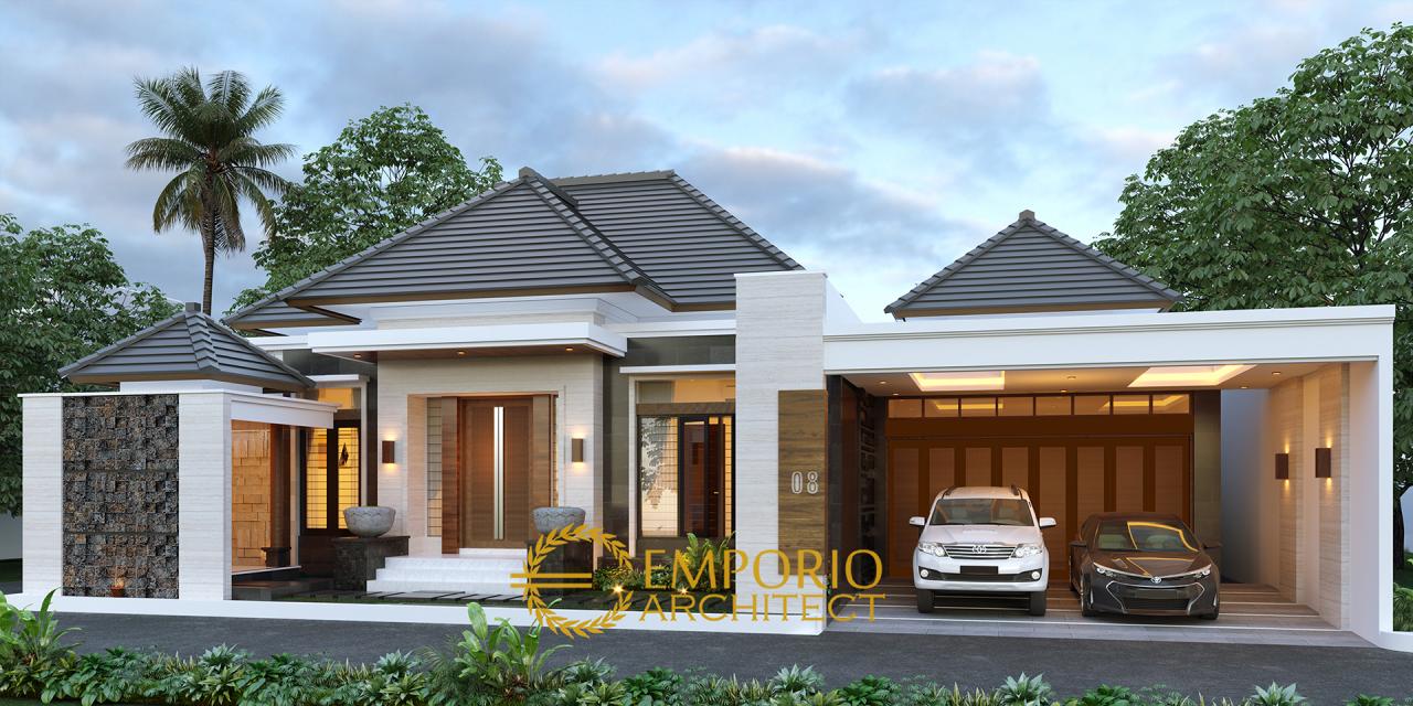Desain rumah modern 1 lantai milik Bapak Rofi di Medan, Sumatera Utara