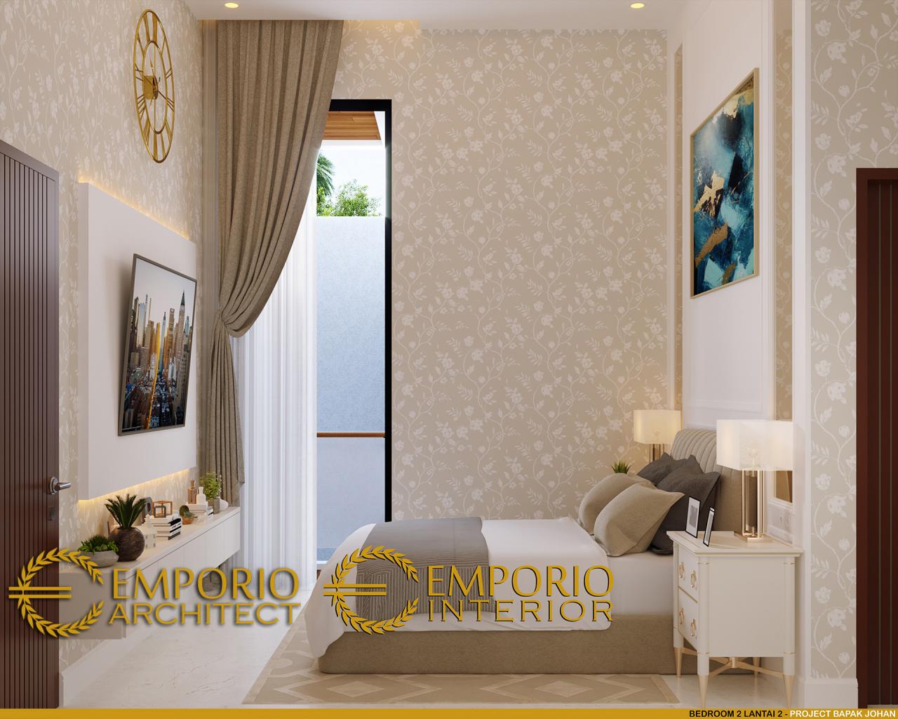 Desain Kamar Tidur 2 Lantai 2 Rumah Modern 2 Lantai Bapak Johan di Depok, Jawa Barat 15