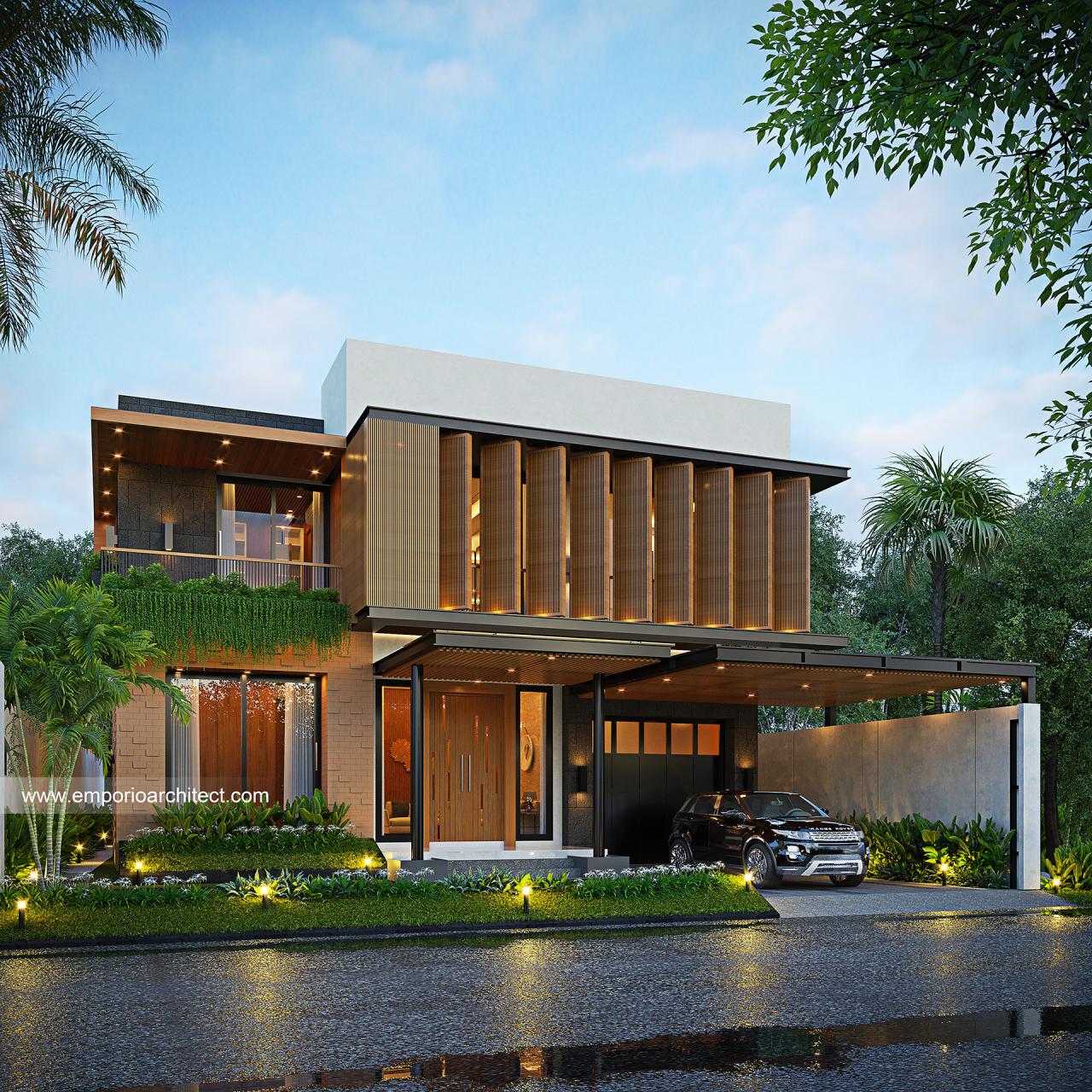 Image Mr. TFQ 1660 Modern House 2 Floors Design - Surabaya