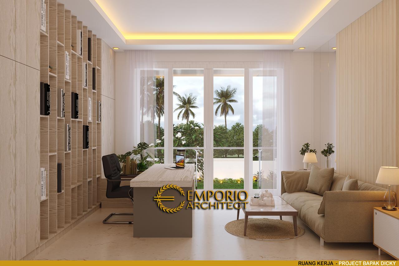 Desain Ruang Kerja Rumah Modern 2 Lantai Bapak Dicky di Palu, Sulawesi Tengah 9