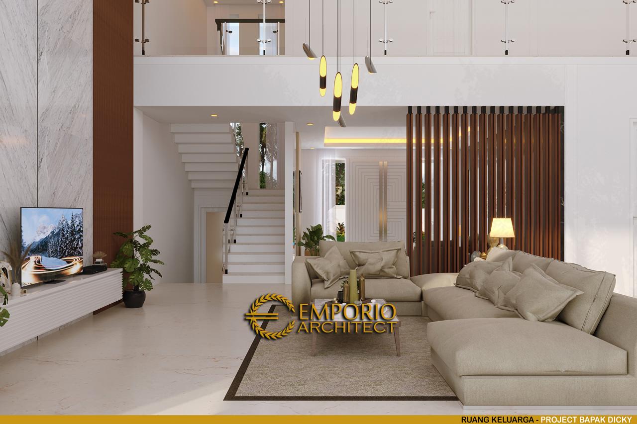 Desain Ruang Keluarga Rumah Modern 2 Lantai Bapak Dicky di Palu, Sulawesi Tengah 4