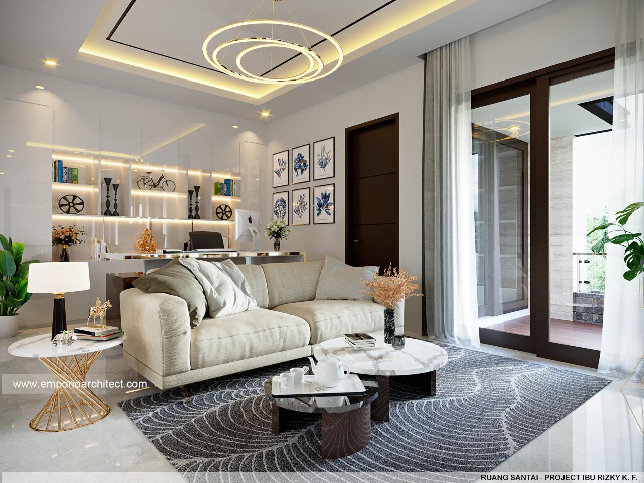 Mrs. Rizky Kusumawaty Ferdinand Modern House 2 Floors Design