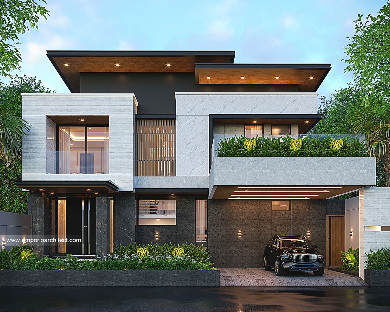Mr. GLN 1927 Modern House 2 Floors Design - Denpasar, Bali